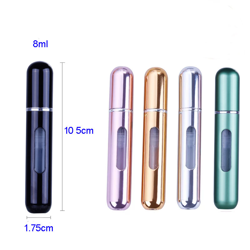 速发5ml 8ml Portable Mini Refillable Perfume Bottle With Spr