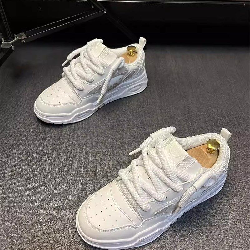 潮牌男鞋2023秋季新款潮流百搭小白鞋男嘻哈O滑板鞋休闲运动面包