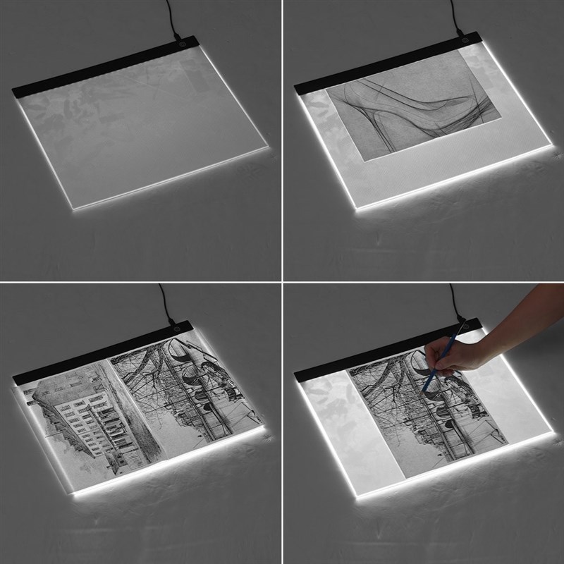 LED A3 Light Panel Light Pad ltra Thin Tracing Light Box Boa
