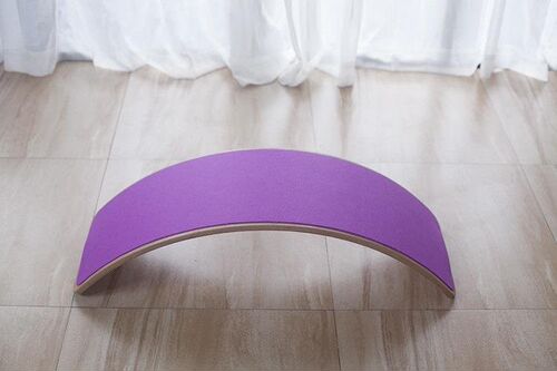 Kids Wooden Balance Board Children Curved Seesaw Yoga Fitnes