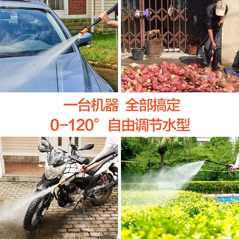 速发亿力高压洗车机神器家用220v便携式刷车水泵抢大功率强力清洗