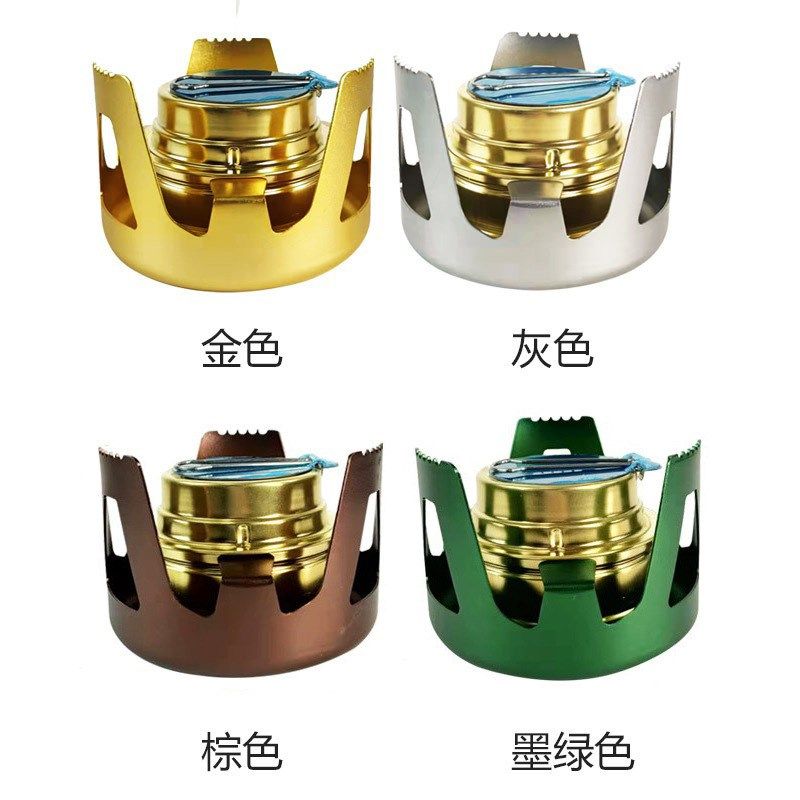 户外野营酒精炉头 汽化液体酒精炉具 迷你酒精炉便携式创意酒精炉