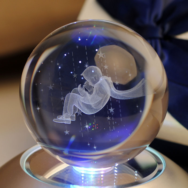 毕业礼物送同学音晶球发光蓝牙盒空之城水乐盒八音天生日礼物女生