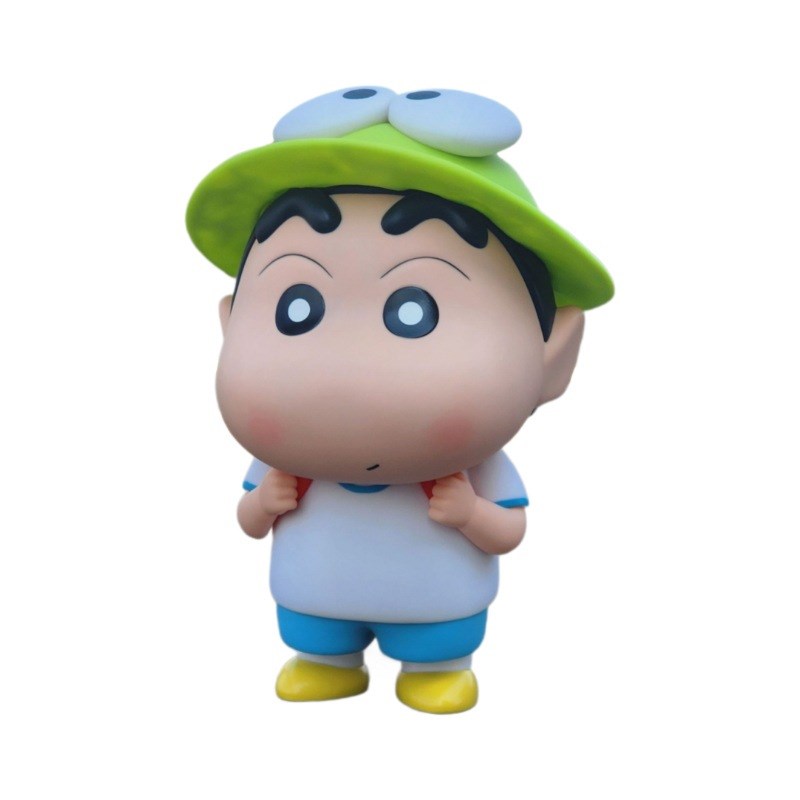 大号高背书包幼稚园绿帽小白摆件