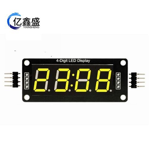 TM1637 0.56寸四位七段数码I管时钟模块 带时钟点 数显