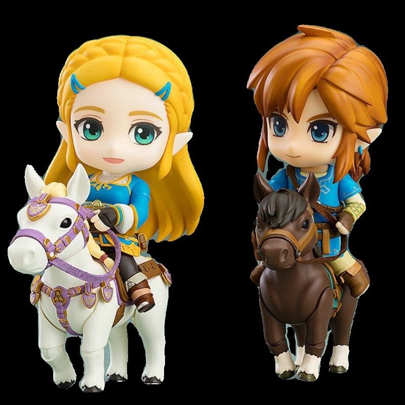 q版粘土人塞尔达传说旷野之息1212#塞尔达公主733#林克游戏手办