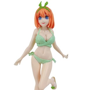五等分的花嫁美5款中野一花二乃三玖四叶五月泳装手办摆件
