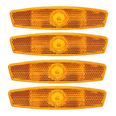 4pcs Safety Bike Bicycle Spoke Reflector Warning Light Refle
