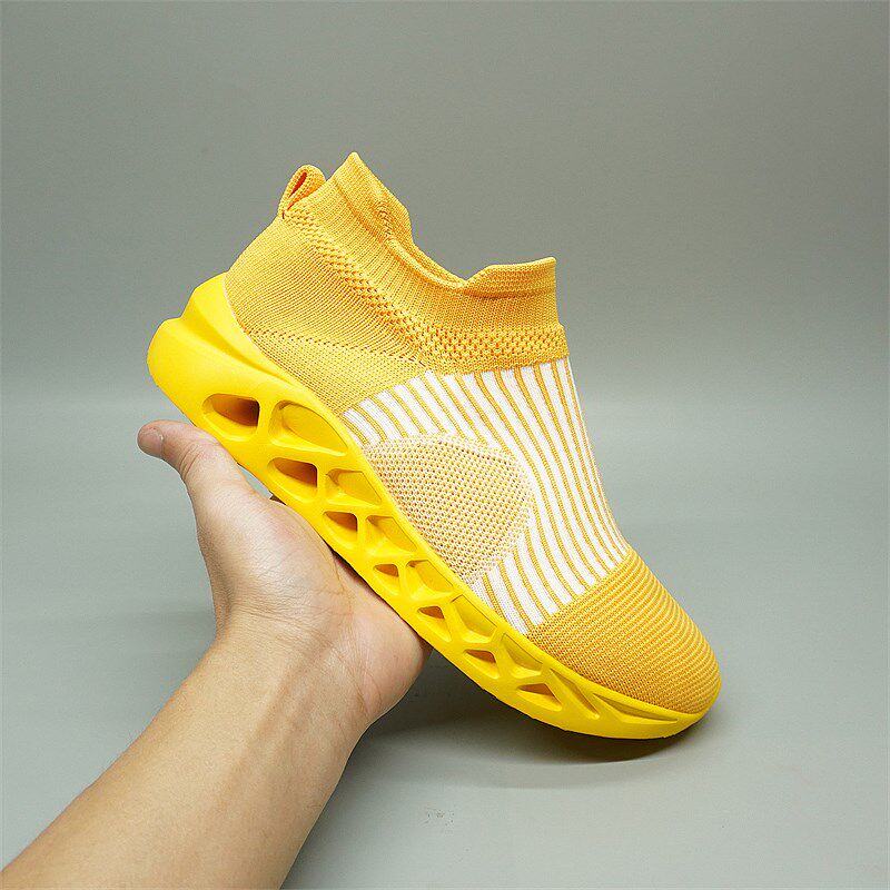 健身散步运动休闲网面鞋男女款大码稀缺捡漏一脚蹬弹力网布袜子鞋
