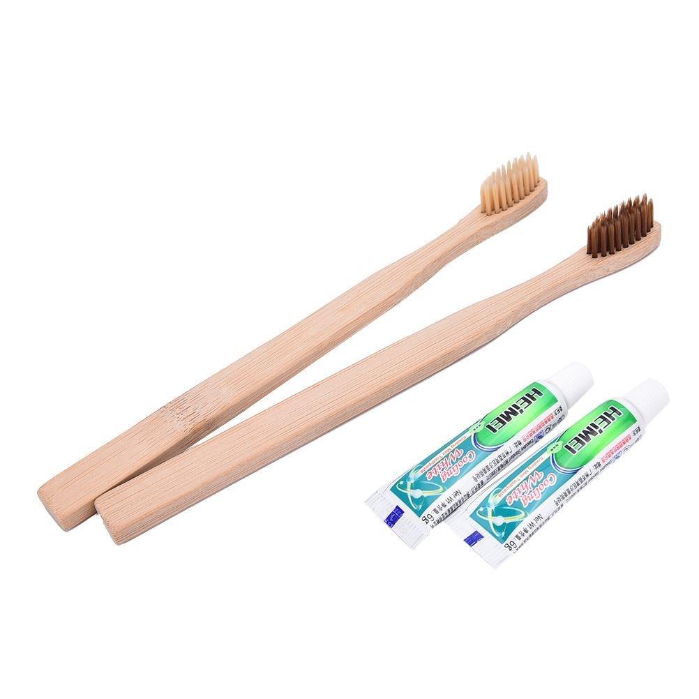 新品Eco-friendly toothbrush bamboo toothbrushes Adult medium 五金/工具 电工维修工具 原图主图