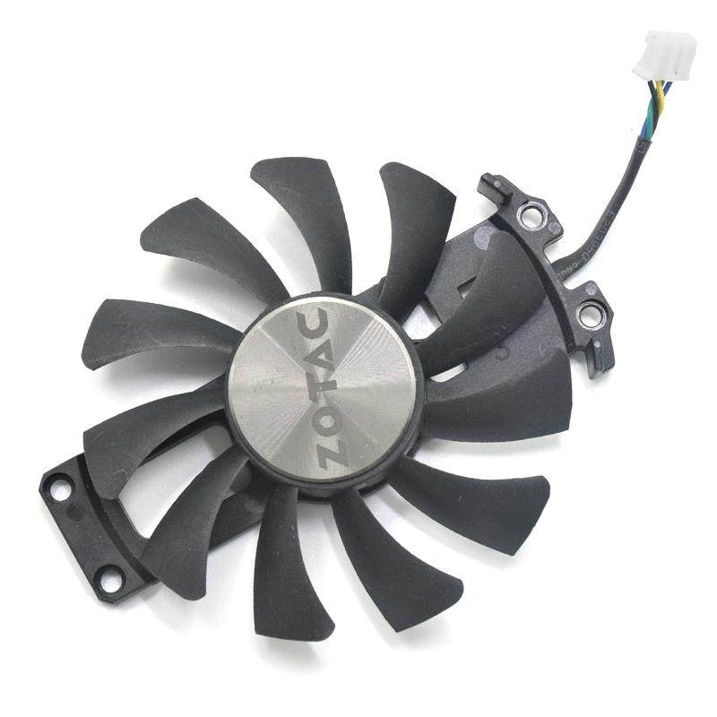 速发2pcs/lot GA81S2 12V 0.38A 75mm 4Pin Apistek Cooler Fan