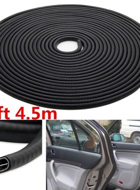 4.5m -Shape Car Door Window Trim Edge Moulding Rubber Weathe
