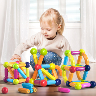 Set Balls Magnetic Stick Buil Construction 网红Kids