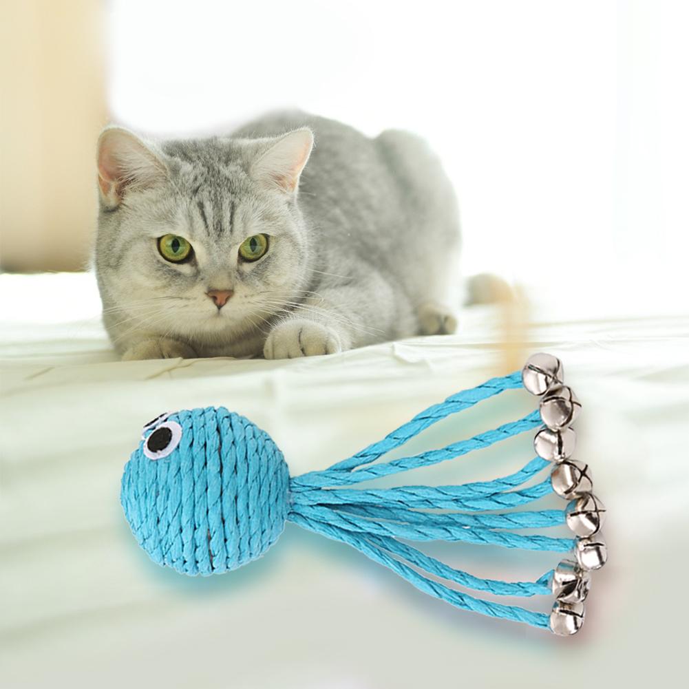 推荐Cat Toy Octopus Woven By Paper Rope Scratch-resistant Pe 孕妇装/孕产妇用品/营养 其它 原图主图