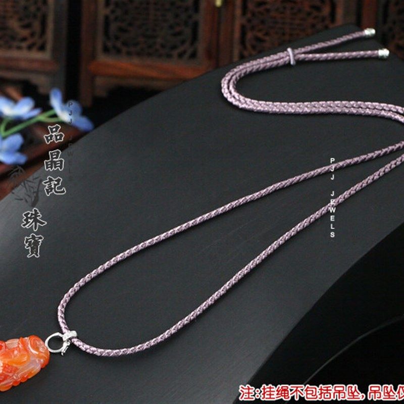 男女款挂c脖吊坠挂绳项链绳手工编织佛牌毛衣链925银万能扣免编织,饰品/流行首饰/时尚饰品新,绳,淘宝优惠券,粉丝福利购,淘宝优惠卷