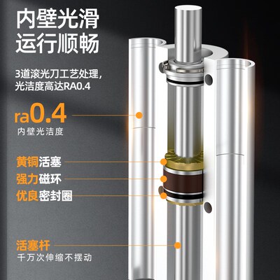 TCM三轴三杆气缸MGPM/12/16/20/25/32/40/50/63/80/100带导杆气动