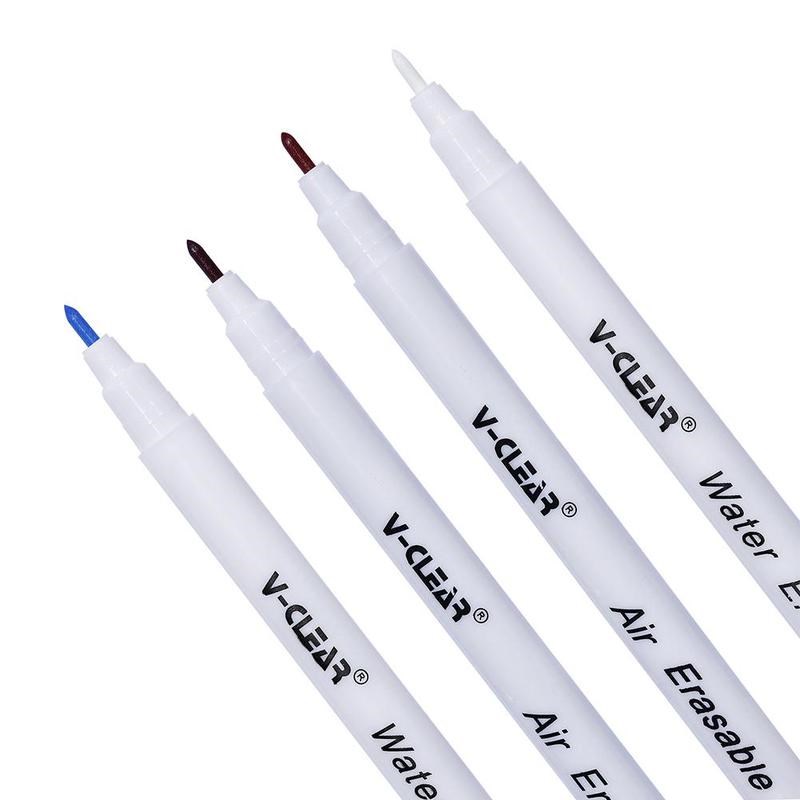 Air Erasable Pen Water Soluble Fabric Marker Vanishing DIY