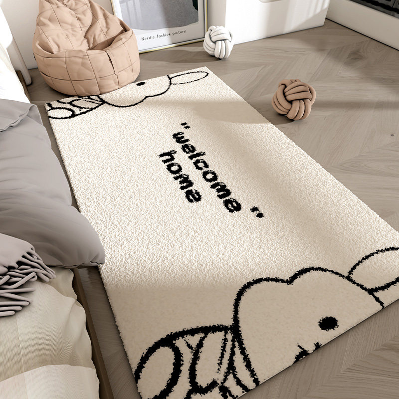 卧室床边地毯少女飘窗垫子主卧房间防滑地垫客厅儿童女孩床前垫子,居家布艺,床边毯,淘宝优惠券,粉丝福利购,淘宝优惠卷