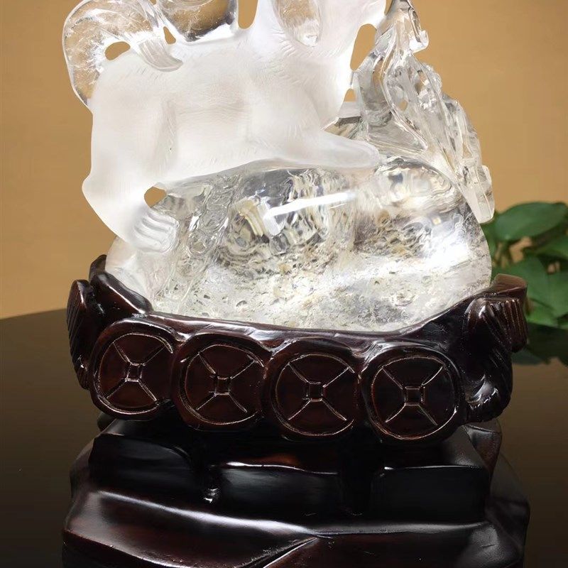 天然茶白黄水晶狗石雕摆件手把件金发晶生肖狗把玩件办公客厅玄关,饰品/流行首饰/时尚饰品新,奇石,淘宝优惠券,粉丝福利购,淘宝优惠卷