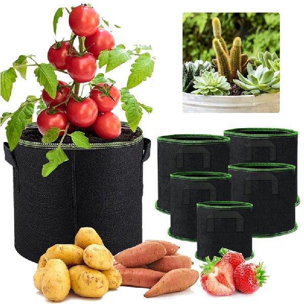 厂家2/3/5/7/10Gallon Garden Flower Plants GrowQ Bags Plantin