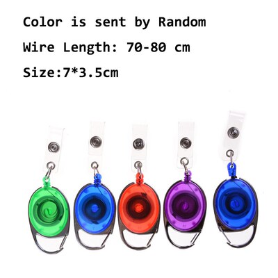 1pc Cartoon Mini Retractable Badge Reel Nurse Lanyards ID Na