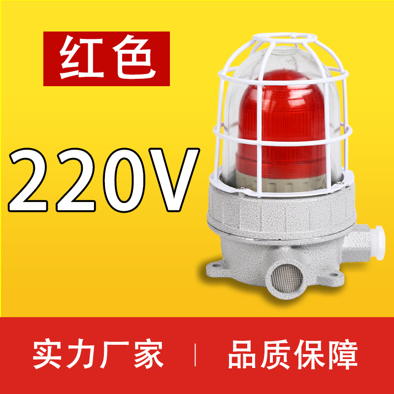LED防爆声光报警器报警灯消防警示灯岗亭灯指示灯220V24V