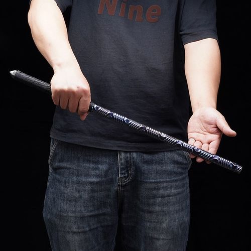 潮玩一体手工防身短棍车载户外一体武术鞭亢龙锏金箍棒男女通用