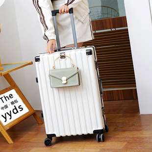 行李箱女2023新款旅行箱高颜值学生大容量男生耐用密码拉杆皮箱子