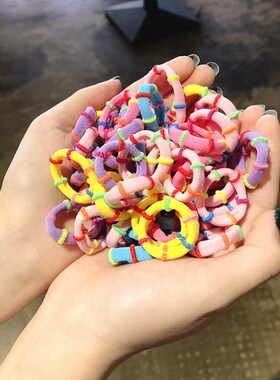 1000/100/20Pack High-quality Elastic Nylon Hair Bands  Girls