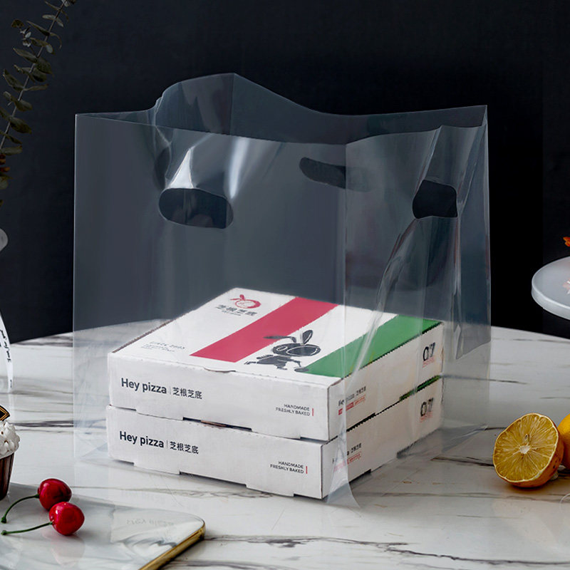 一次性蛋糕烘焙西点打包袋土司面包甜品包装袋披萨外卖塑料袋定制