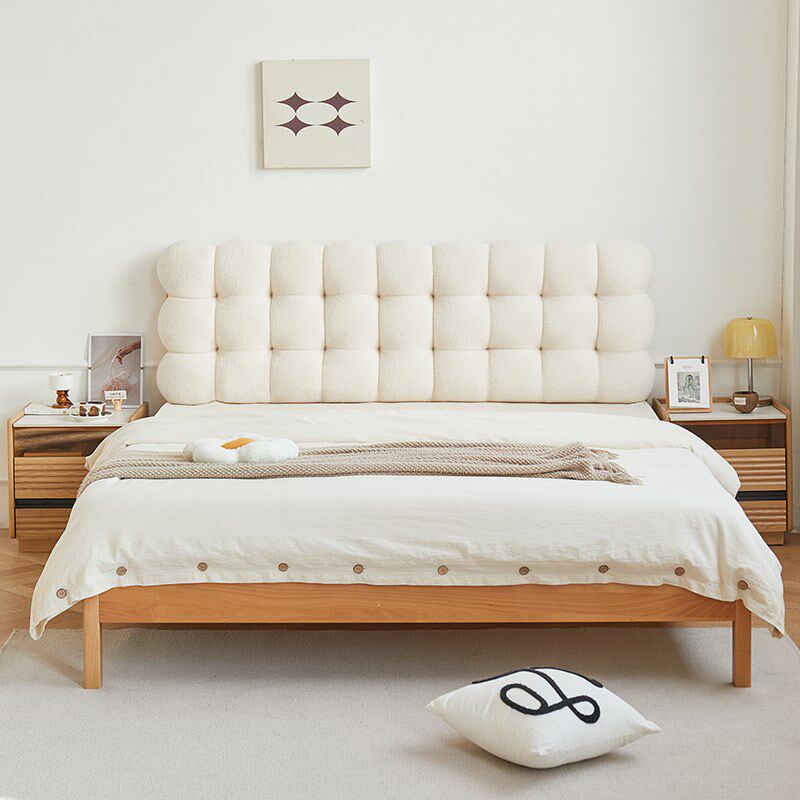 泰迪绒小雪球床头软包靠背榻榻米奶油风万能无床头靠垫大靠枕定制,居家布艺,床头靠垫,淘宝优惠券,粉丝福利购,淘宝优惠卷