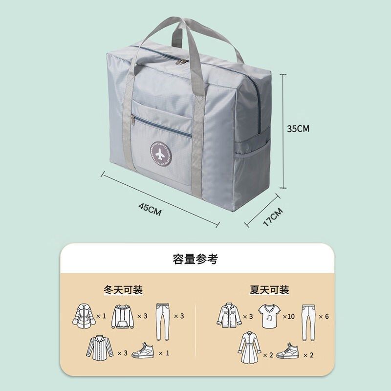 旅行手提包大容量可折叠行李洗漱包出差拉杆箱待产收纳包袋浅蓝,箱包皮具/热销女包/男包,旅行袋,淘宝优惠券,粉丝福利购,淘宝优惠卷