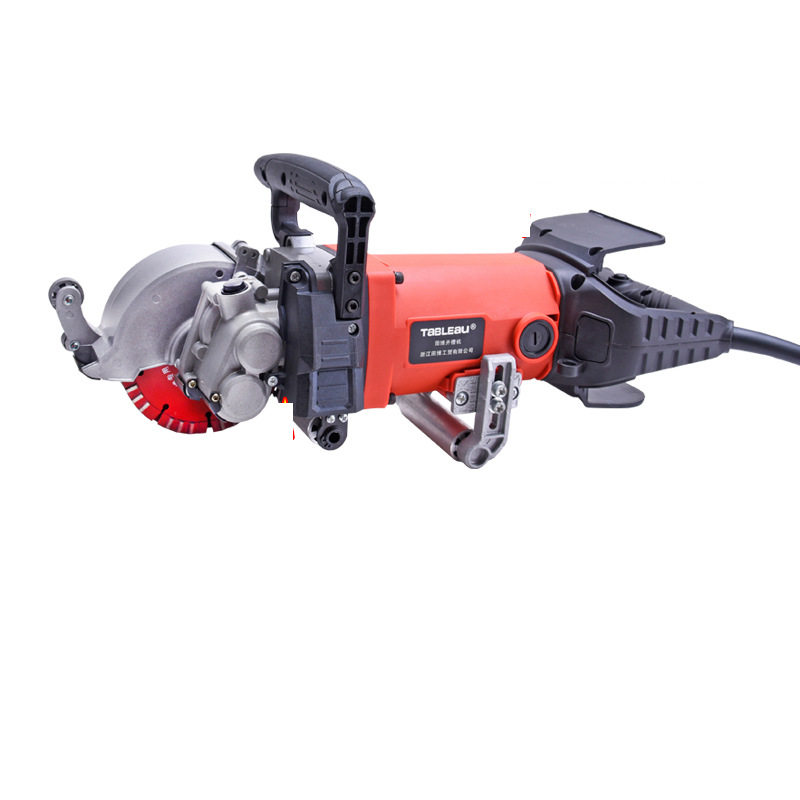 直销田博墙壁水电开槽机一次成型C水电安装混凝土无尘无死角电动
