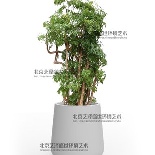 新品 定制玻璃钢花盆户o外盆景大花钵树池组合花器落地花箱花池花