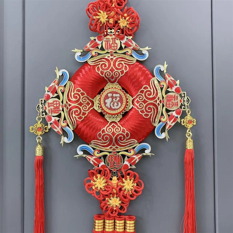 景泰蓝经典款中国结新年乔y迁新婚家居装饰挂件福字流苏挂饰