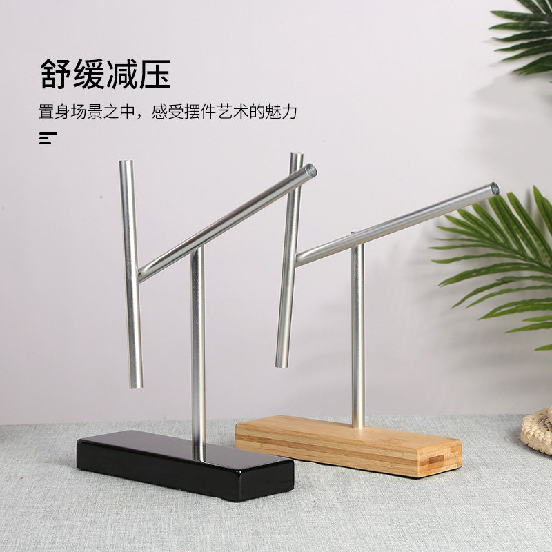 钢铁侠混沌摆永动机永动仪牛顿摆桌面摆件家q居装饰商务创意礼品