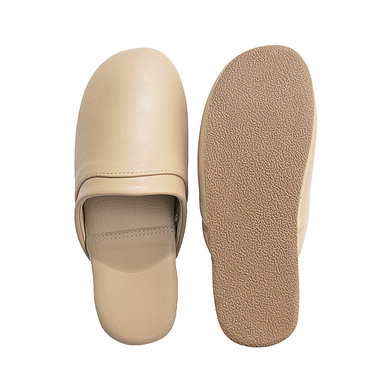 日式夏季真皮小羊皮拖鞋女室内男木地板办公室家用居家用四季秋季