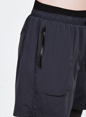 粒子狂热 | 紧身裤男弹力假两件运动跑步健身裤11364