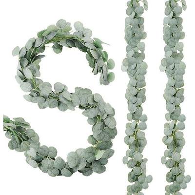 推荐3 Pack Artificial Eucalyptus Garland Greenery Eucalyptus