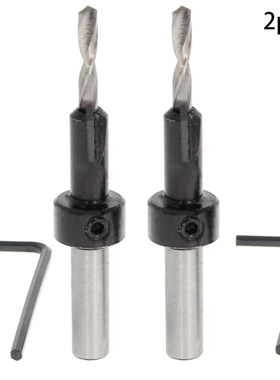 Utoolmart 2pcs Woodworking Tools Alloy Steel Counter Bore Sc