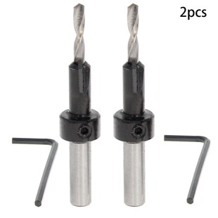 Utoolmart 2pcs Woodworking Tools Alloy Steel Counter Bore Sc