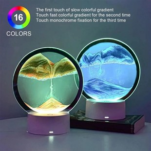 Sandscape Moving LED Sand Night Frame RGB Art 推荐 Lamp