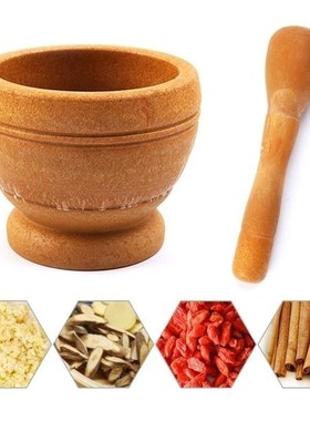 Resin Mortar Pestle Set Garlic Herb Spice Mixing Grinding Cr