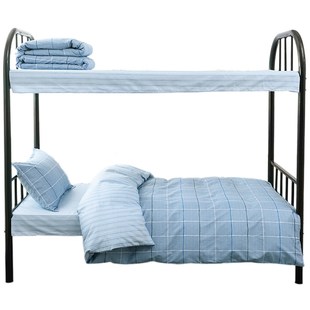 三件套床上用品学生宿舍女生床单纯棉全棉被套单件150x200单人