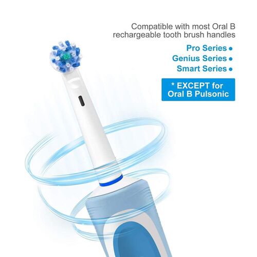16pcs Toothbrush Heads for Oral B Pro 3000 Pro 5000 Pro 7000