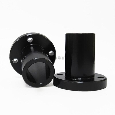 圆法兰导向轴支座光轴支撑座固定座STHRBL LFLC系列45钢200包邮