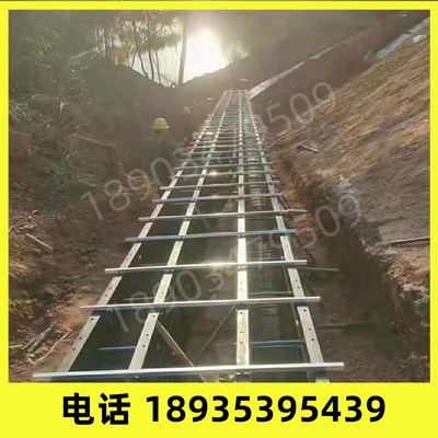 混凝土水沟d塑料模板塑料模板水渠管廊涵洞塑钢防撞墙挡墙建筑现