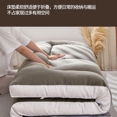 速发10cm thick soft bed mattress folding mattress topper pad