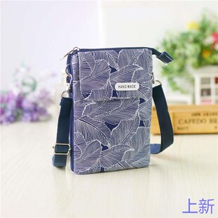 夏季手机包女斜挎5层新款韩甜美版淑女零钱包布艺百搭斜挎手新款