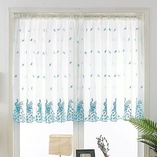 Decorative Embroidered Window Sheet 速发Washable Modern